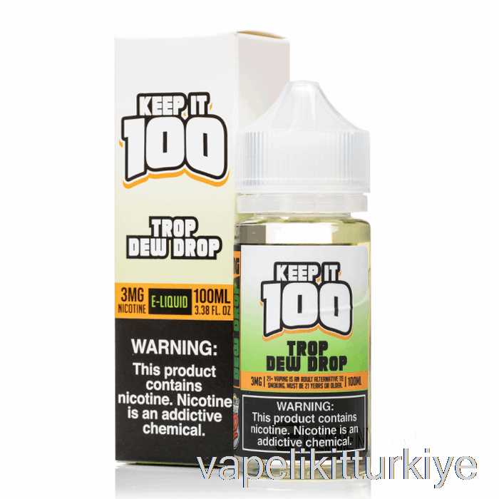 Vape Pen Vape Mate Trop Dew Drop - 100 - 100ml 6mg Arasında Tutun